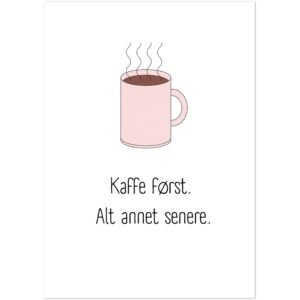 Kaffe først rosa 10pk