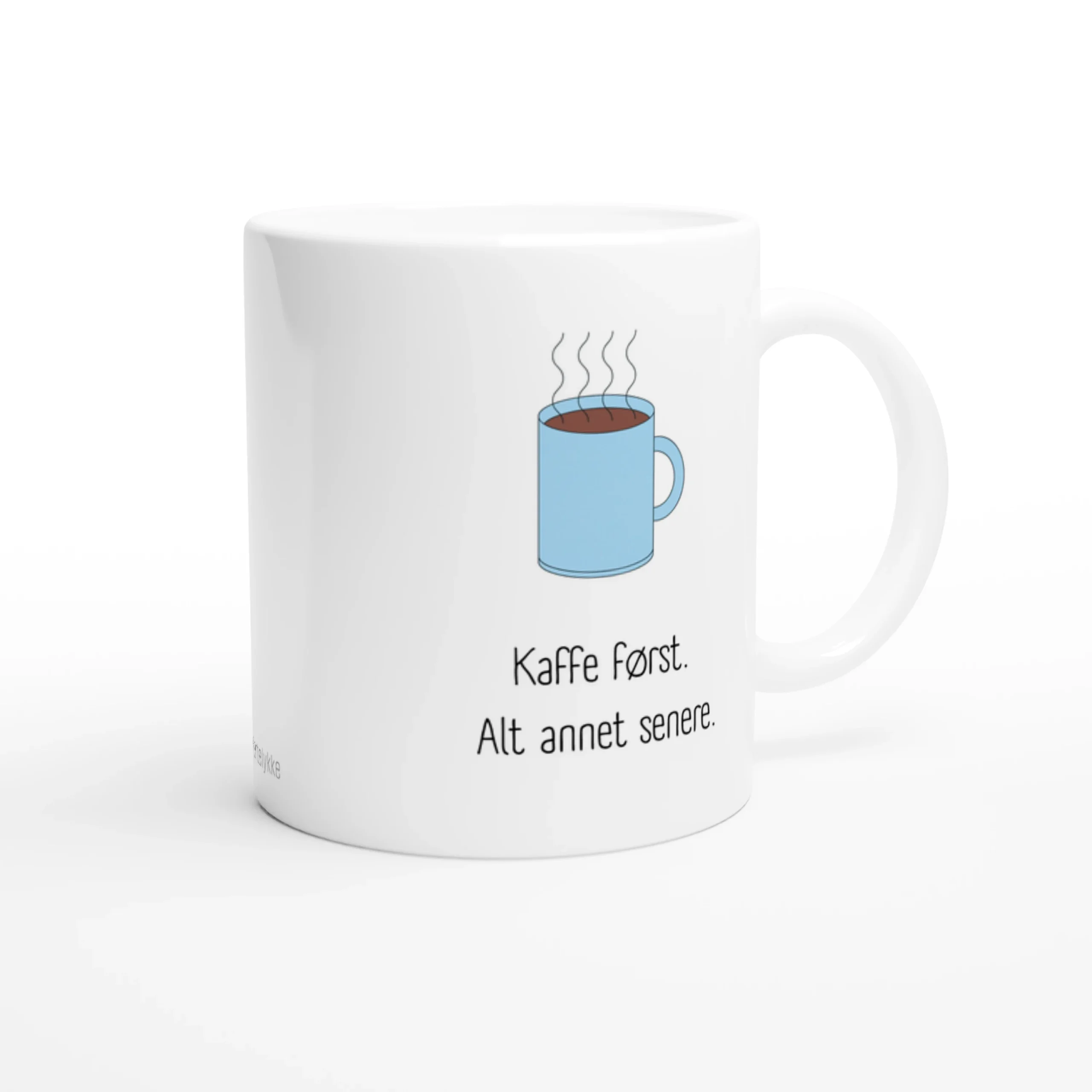 Blå kopp kaffe - krus - Bilde 2