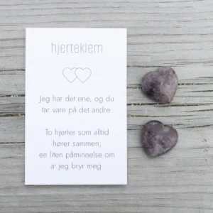 To lilla hjerteklemmer