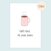 Kaffe først rosa 10pk
