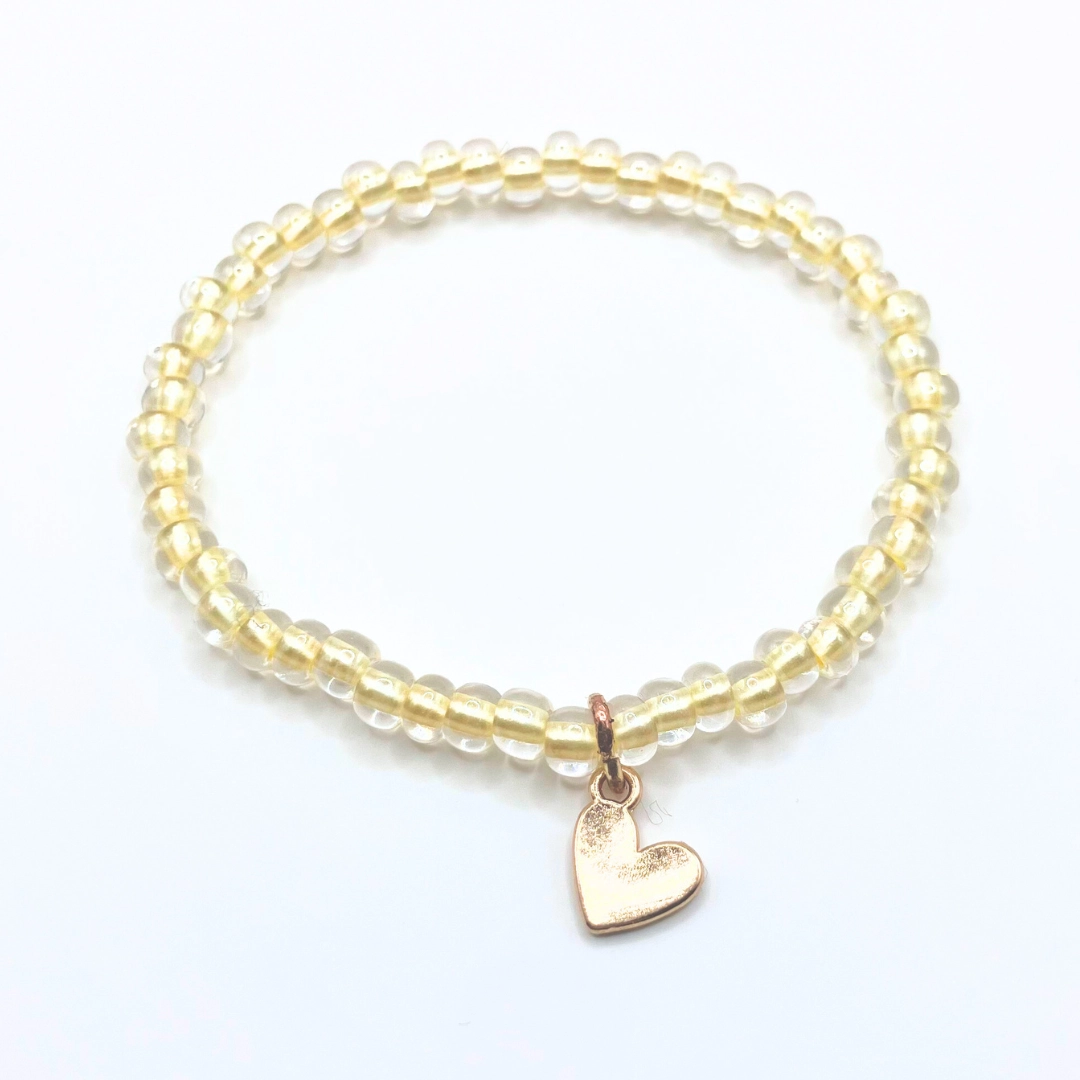 Beige med hvit charm - barn - Bilde 2