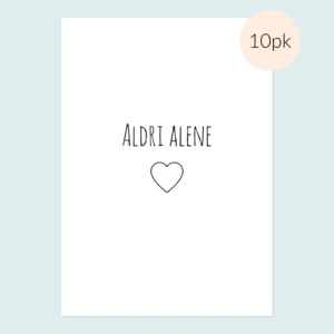 Aldri alene 10pk