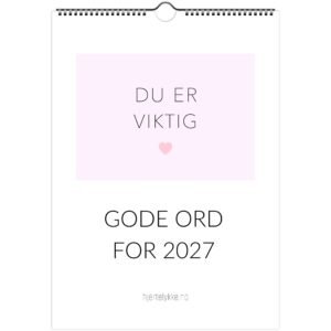Gode ord for 2027