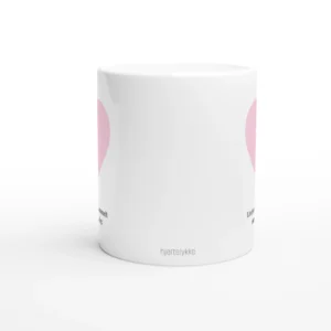 Mindre skummelt. Rosa - krus - Bilde 2