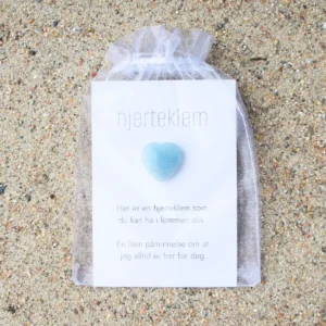 Lyseblå hjerteklem - Bilde 2