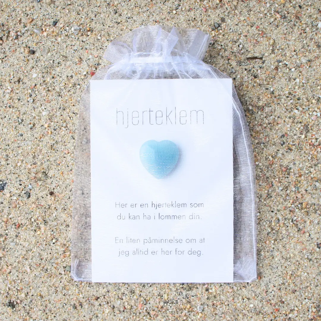 Lyseblå hjerteklem - Bilde 2