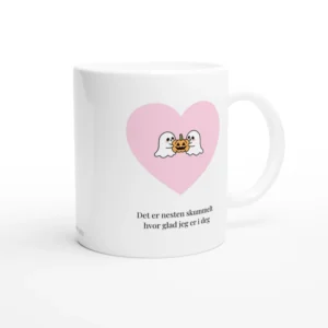 Nesten skummelt. Rosa - krus - Bilde 3